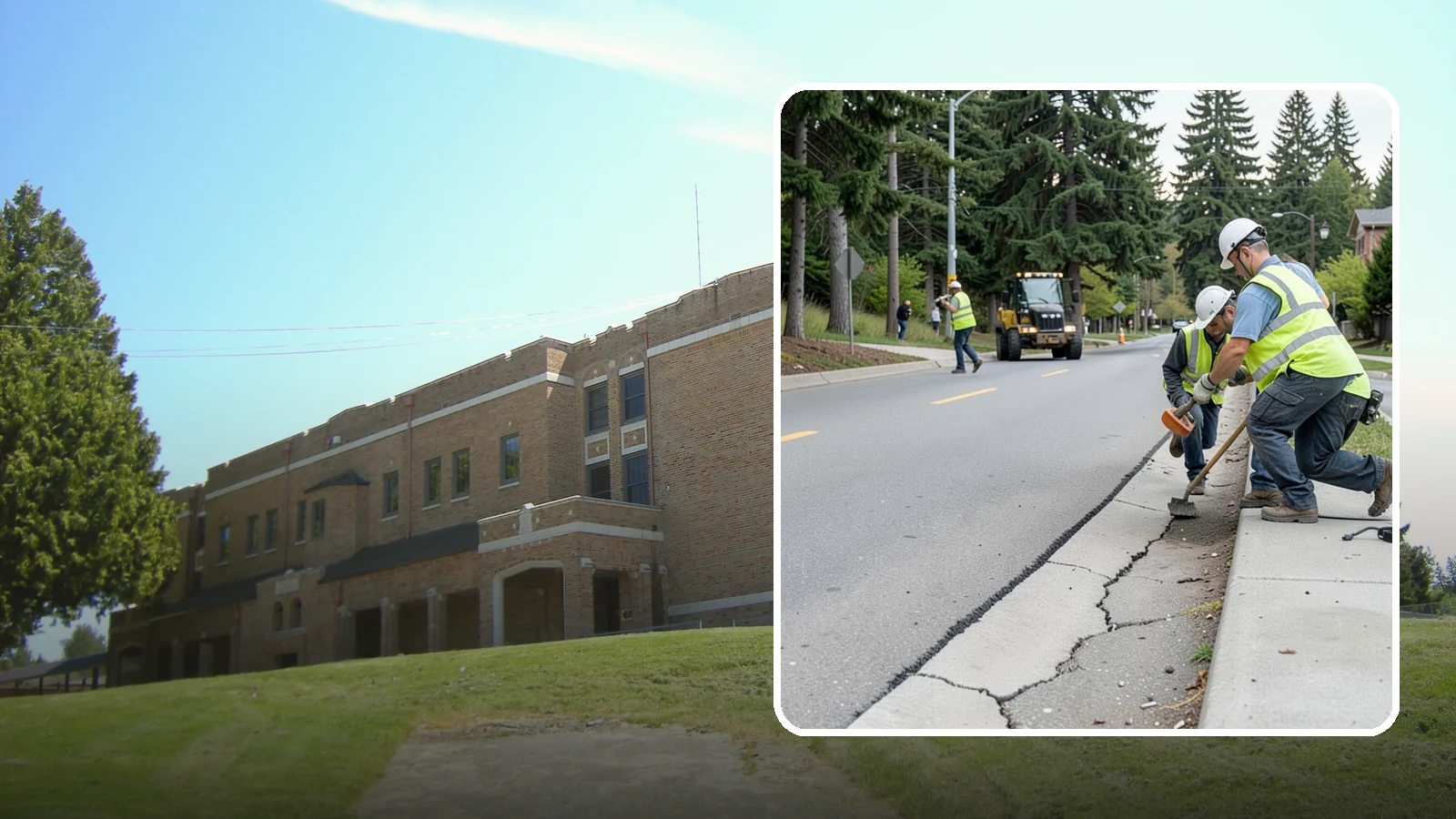 Sidewalk Repairs in Maple Valley, King County, WA - Concrete sidewalk repairs that restore safe, ADA-compliant pedestrian paths across municipal walkways.