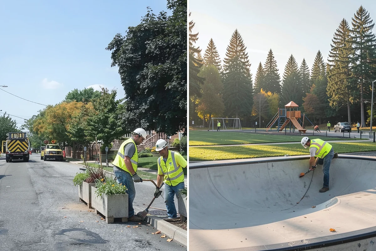 Sidewalk Repairs in Marysville, Snohomish County, WA - Inspect and rate each panel to select the appropriate repair method