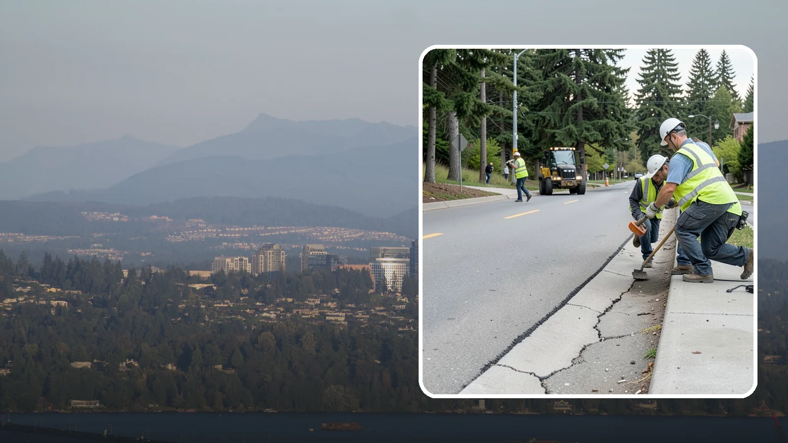 Sidewalk Repairs in Medina, King County, WA - Concrete sidewalk repairs that restore safe, ADA-compliant pedestrian paths across municipal walkways.