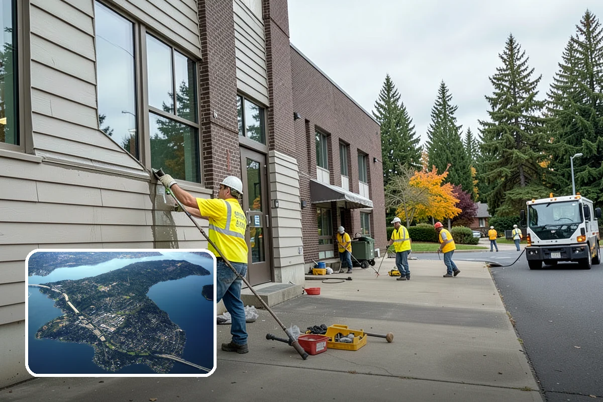 Sidewalk Repairs in Mercer Island, King County, WA - Eliminates trip hazards that drive liability claims