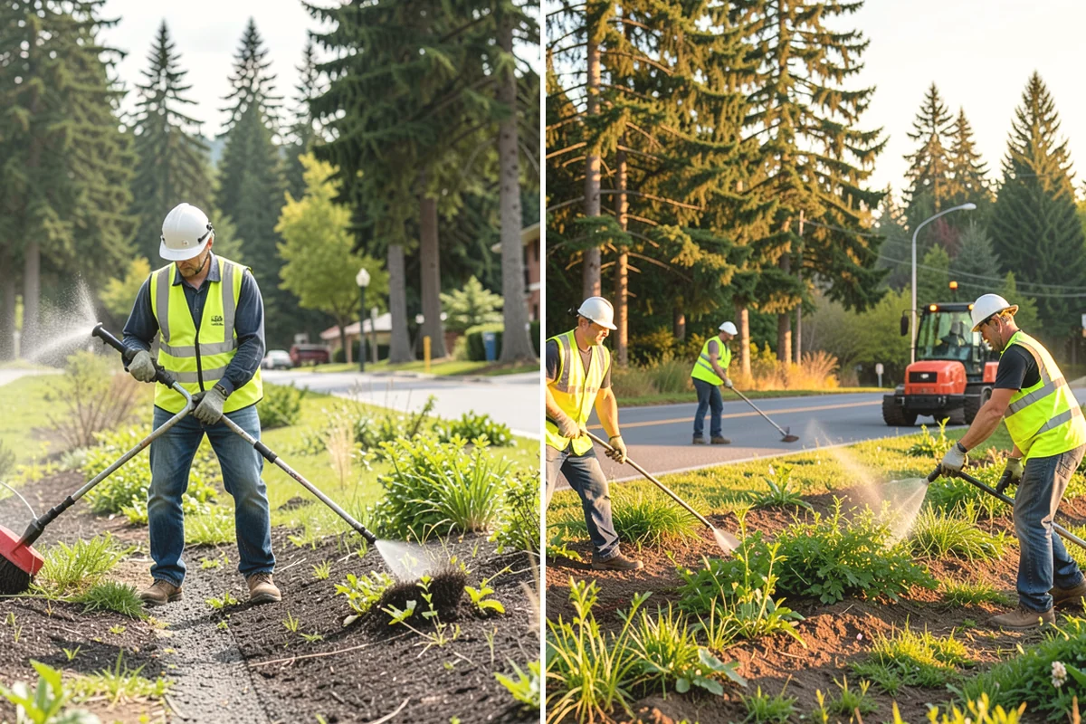 Sidewalk Repairs in Mercer Island, King County, WA - Inspect and rate each panel to select the appropriate repair method