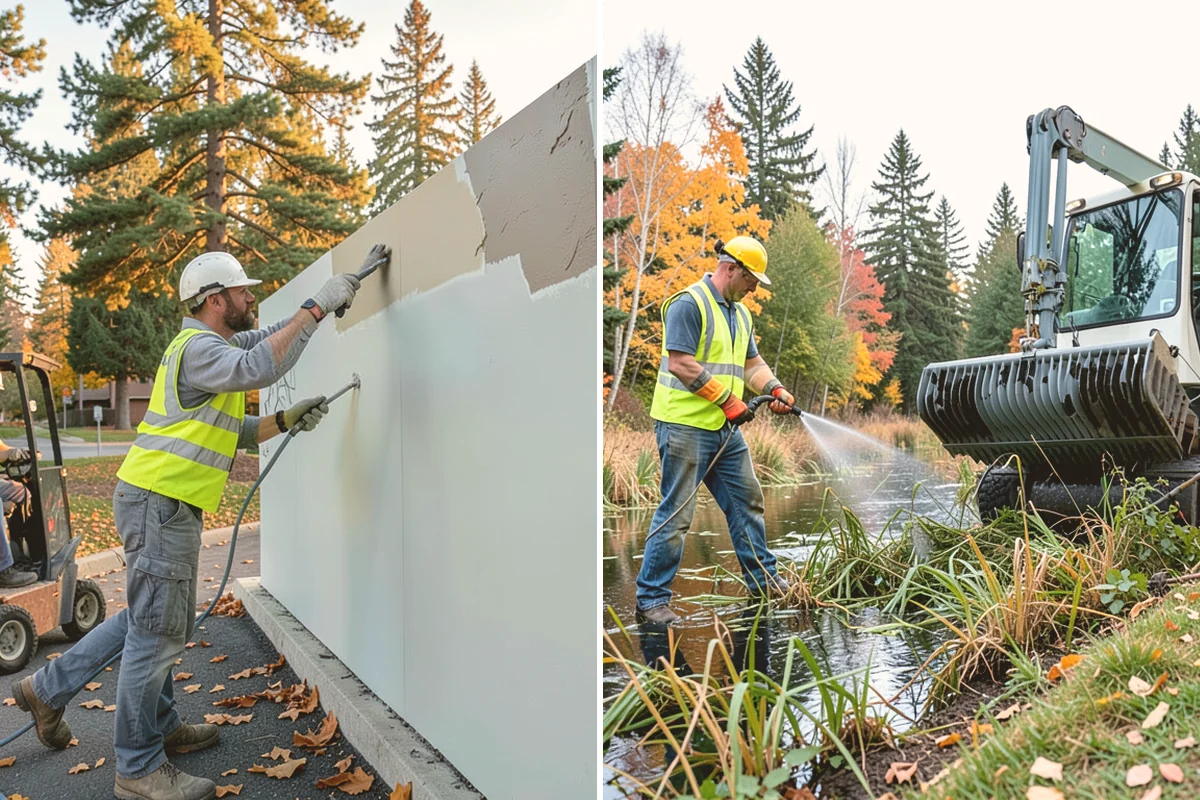 Sidewalk Repairs in Mount Vernon, Skagit County, WA - Inspect and rate each panel to select the appropriate repair method
