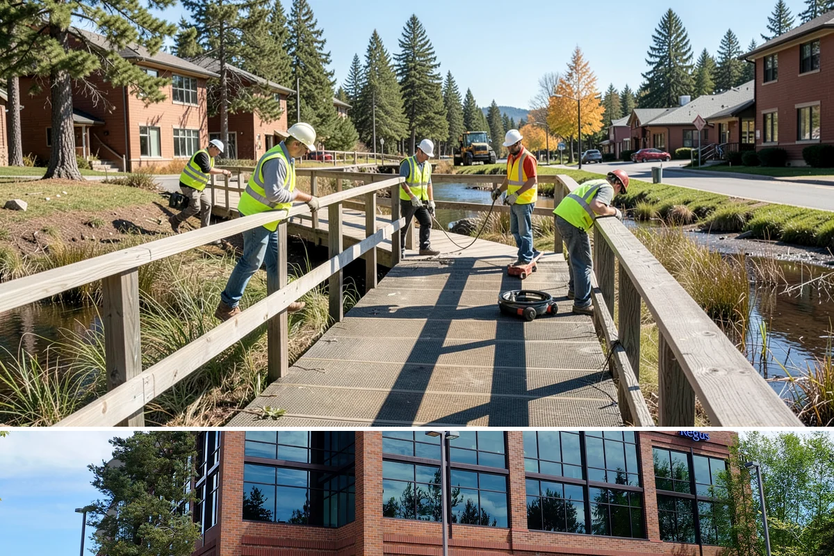Sidewalk Repairs in Mountlake Terrace, Snohomish County, WA - Concrete sidewalk work is best scheduled from late spring through early fall when drier weather supports proper curing between...