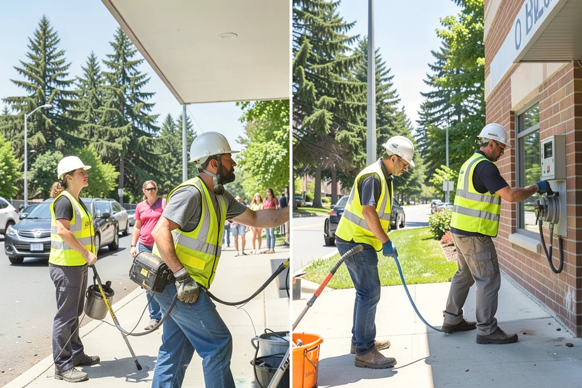 Sidewalk Repairs in Mukilteo, Snohomish County, WA - Inspect and rate each panel to select the appropriate repair method