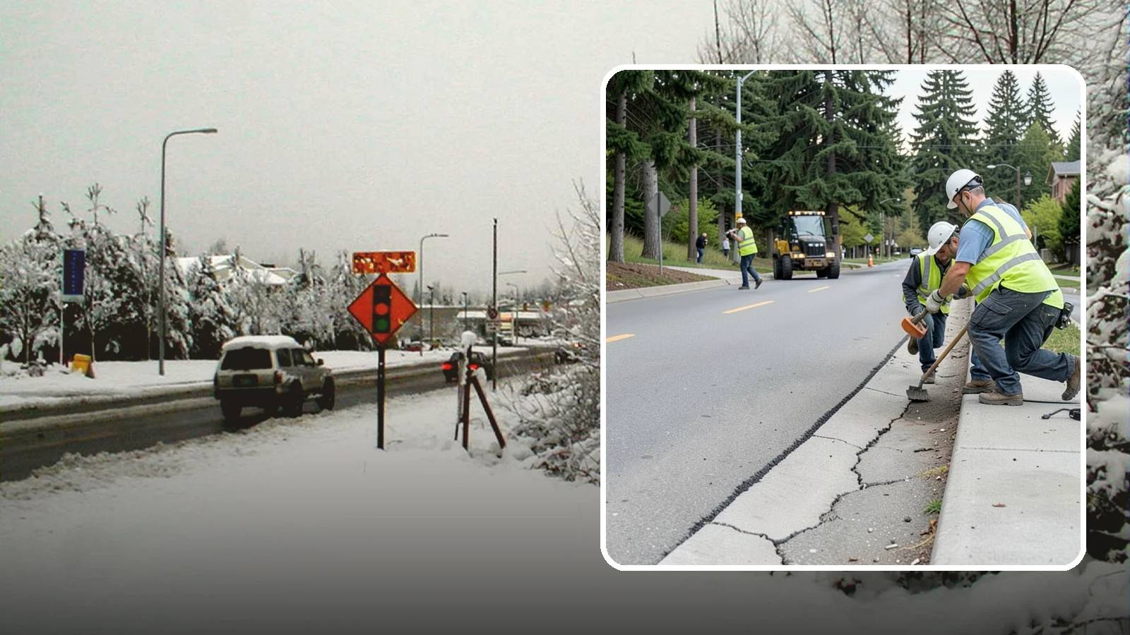 Sidewalk Repairs in Newcastle, King County, WA - Concrete sidewalk repairs that restore safe, ADA-compliant pedestrian paths across municipal walkways.