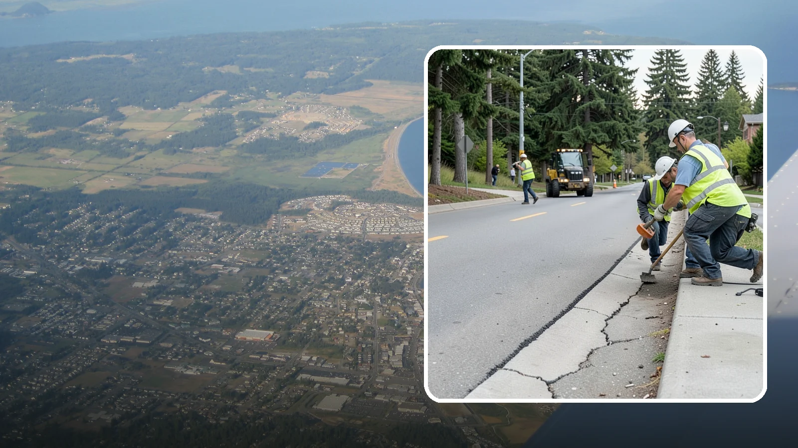 Sidewalk Repairs in Oak Harbor, Island County, WA - Concrete sidewalk repairs that restore safe, ADA-compliant pedestrian paths across municipal walkways.