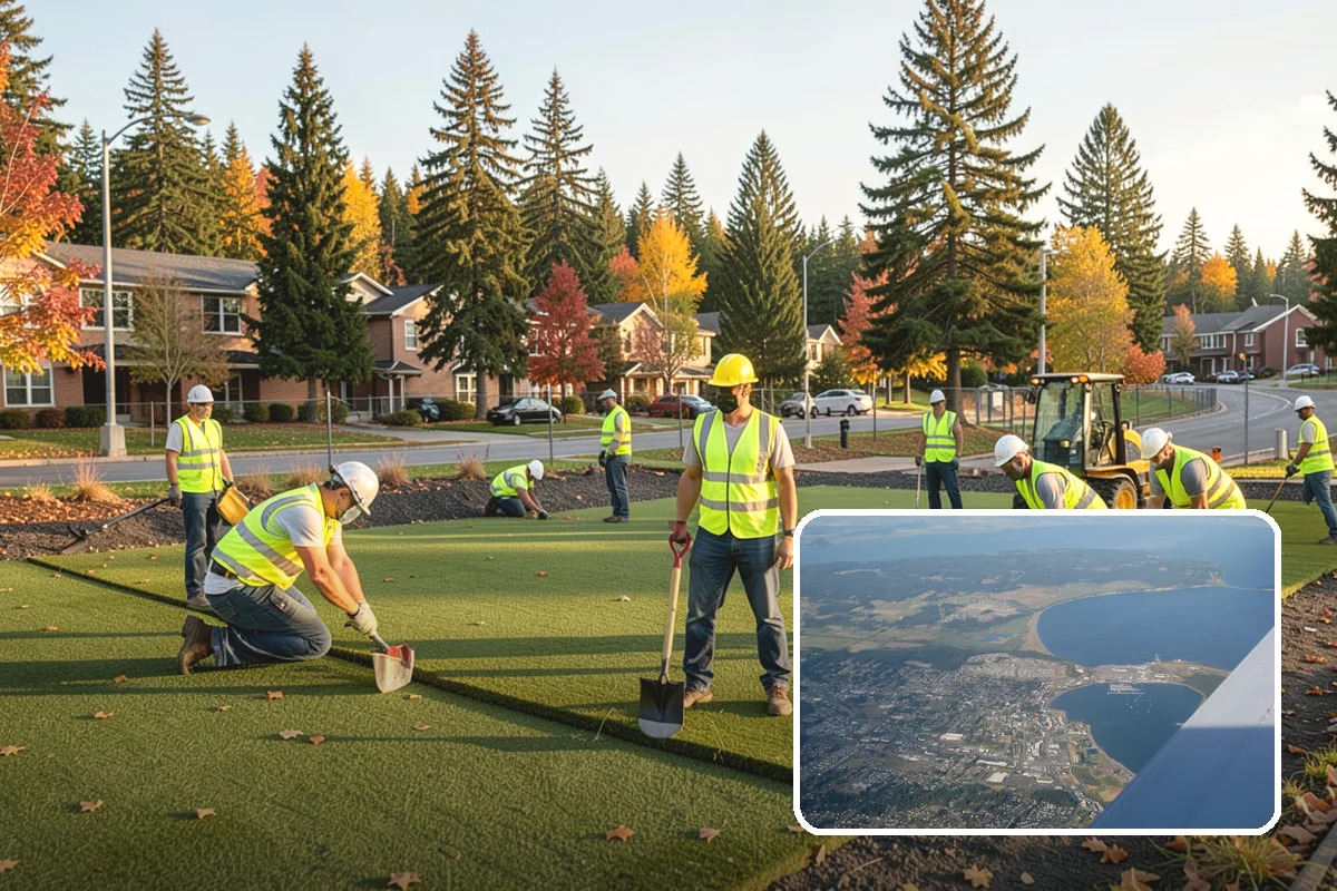 Sidewalk Repairs in Oak Harbor, Island County, WA - Eliminates trip hazards that drive liability claims