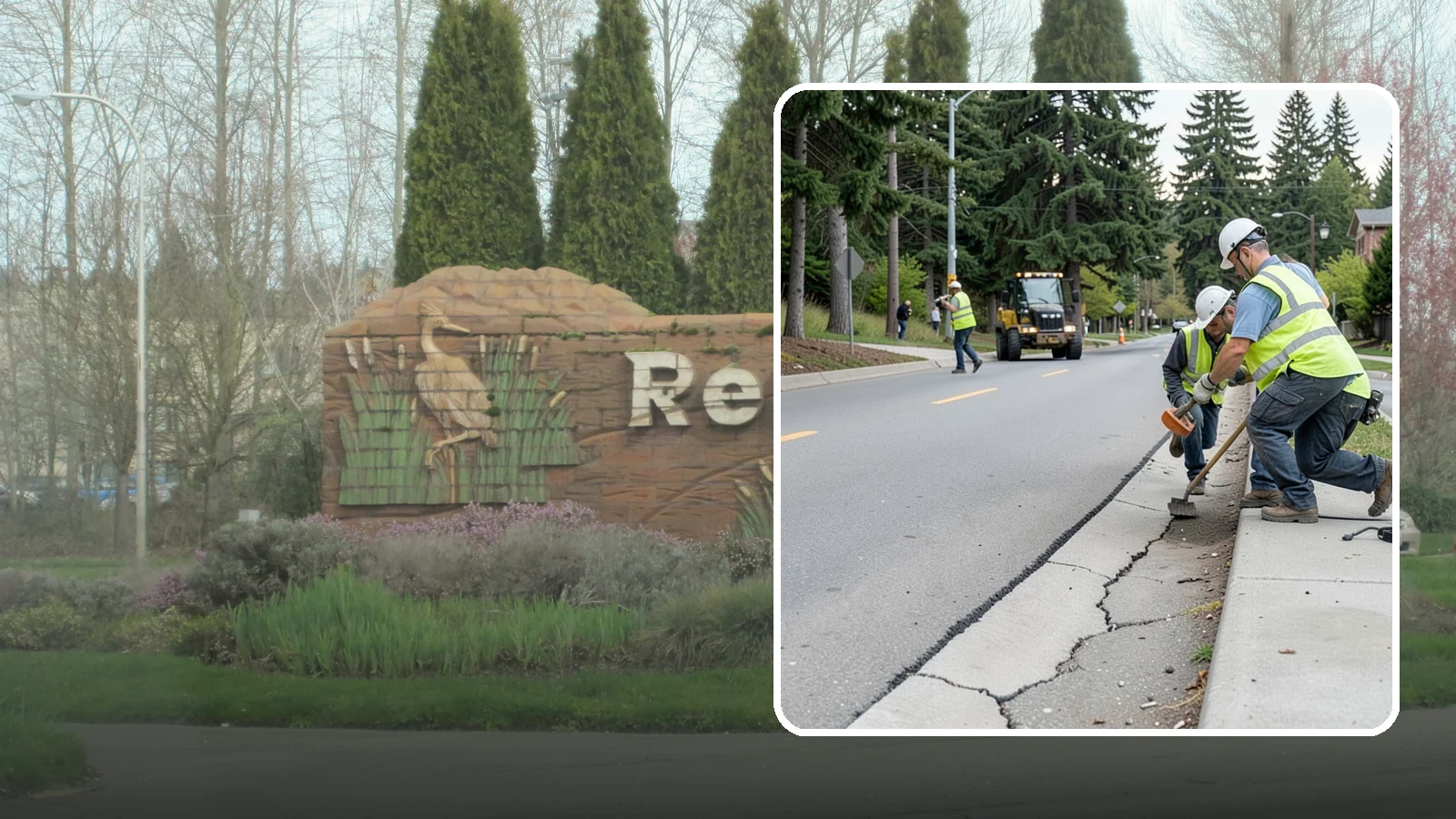 Sidewalk Repairs in Renton, King County, WA - Concrete sidewalk repairs that restore safe, ADA-compliant pedestrian paths across municipal walkways.
