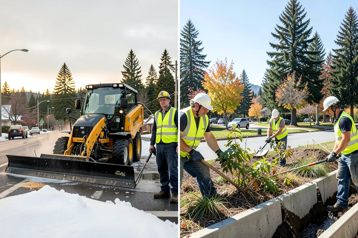 Sidewalk Repairs in Shoreline, King County, WA - Inspect and rate each panel to select the appropriate repair method