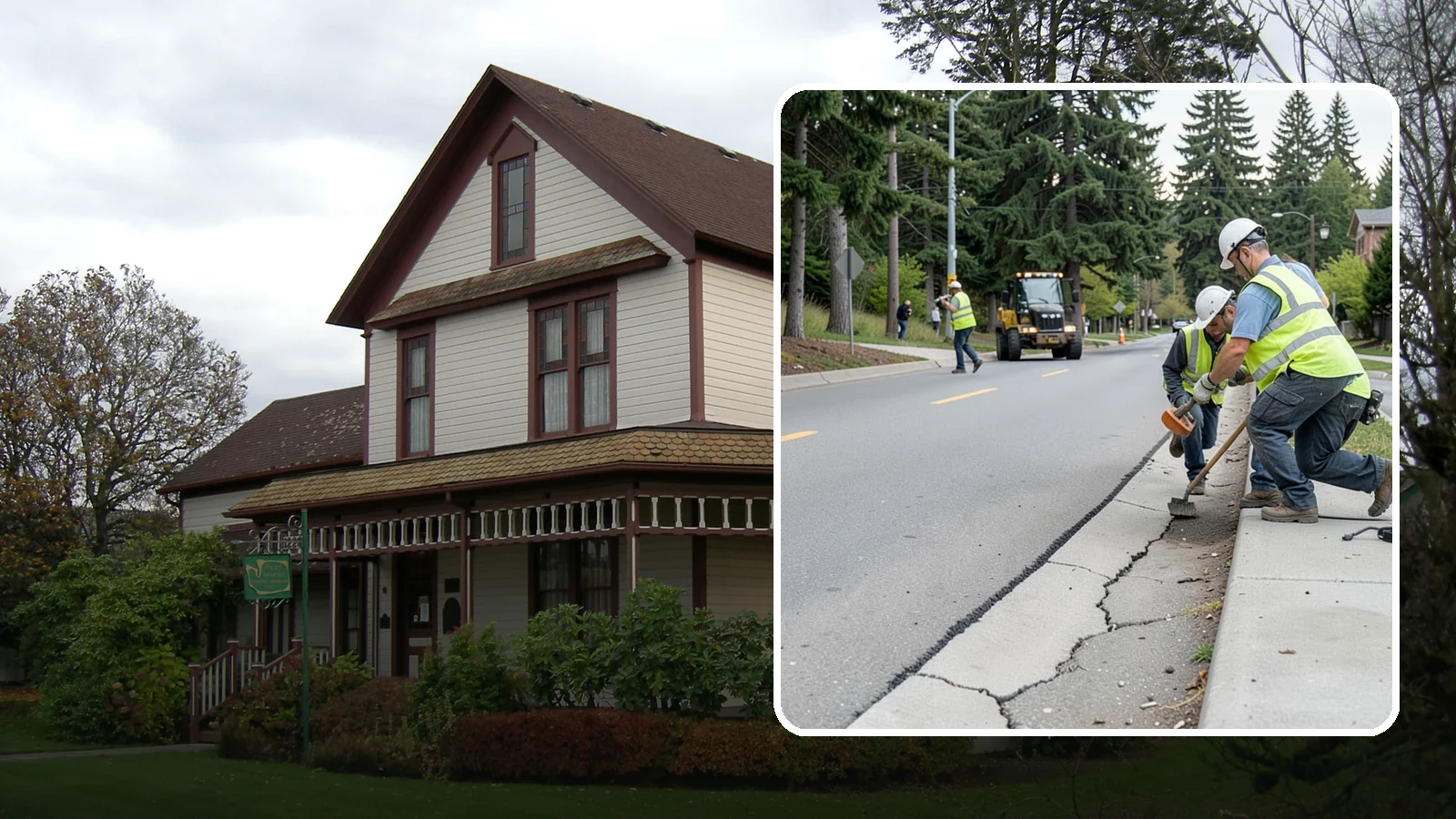 Sidewalk Repairs in Sumner, Pierce County, WA - Concrete sidewalk repairs that restore safe, ADA-compliant pedestrian paths across municipal walkways.
