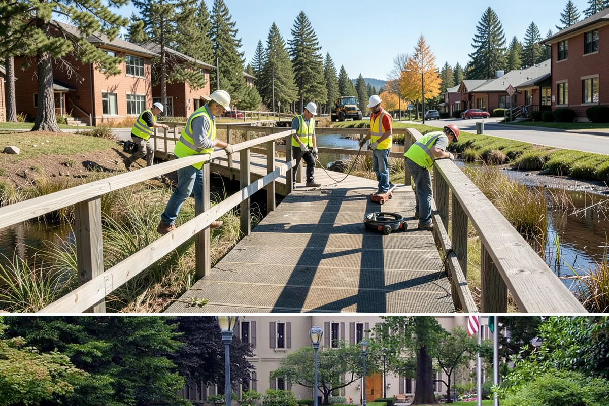 Sidewalk Repairs in Woodinville, King County, WA - Concrete sidewalk work is best scheduled from late spring through early fall when drier weather supports proper curing between...