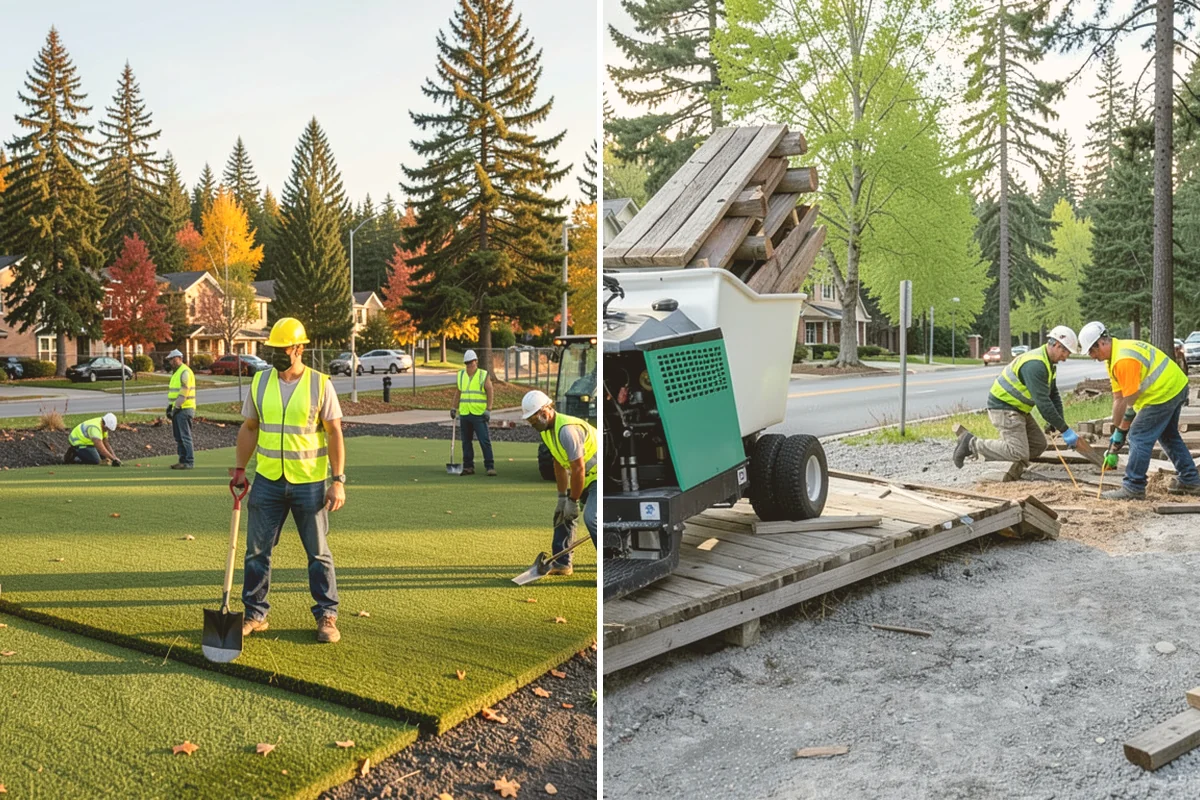 Sidewalk Replacement in Algona, King County, WA - Evaluate failed sections and design subgrade and drainage corrections