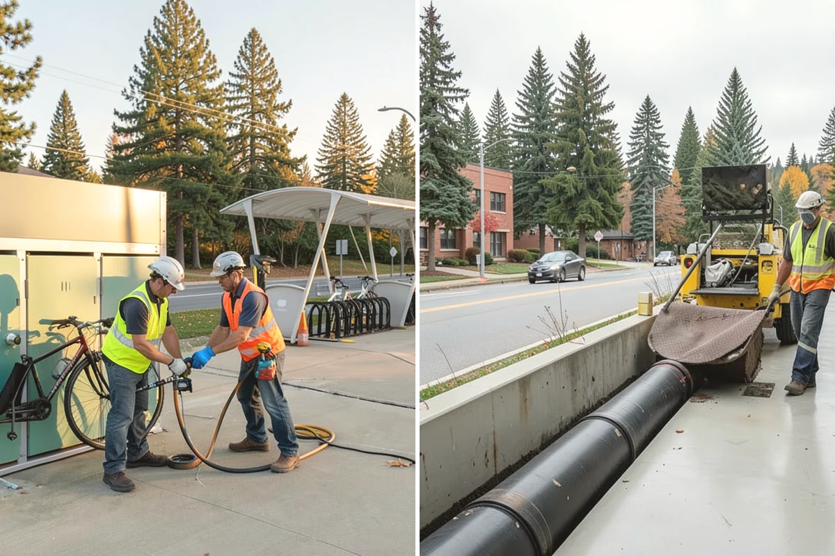 Sidewalk Replacement in Anacortes, Skagit County, WA - Evaluate failed sections and design subgrade and drainage corrections
