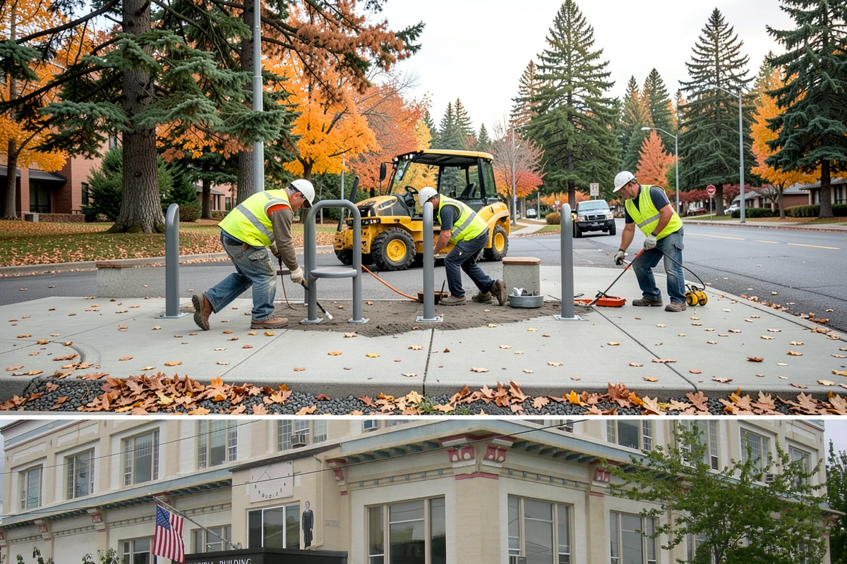 Sidewalk Replacement in Anacortes, Skagit County, WA - Full replacement is scheduled in the dry summer season to ensure adequate curing and compaction before the return of sustained...