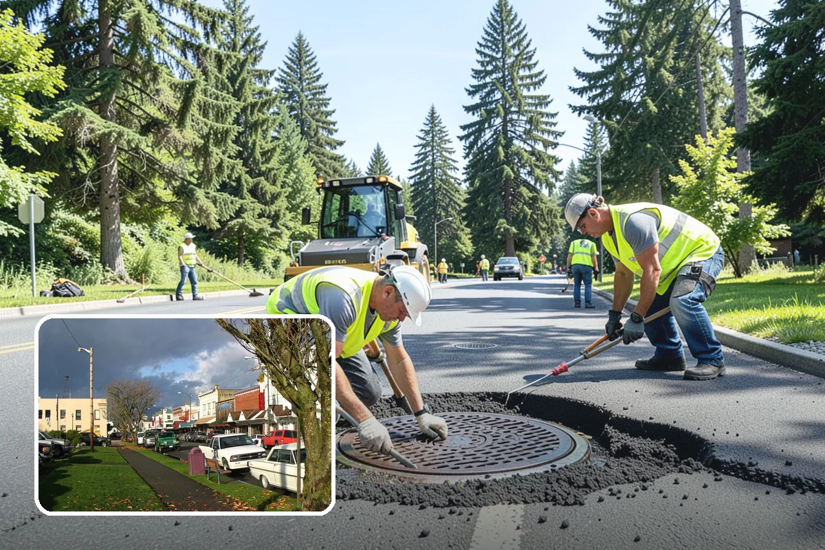 Sidewalk Replacement in Arlington, Snohomish County, WA - Restores decades of service life to failed walkway segments