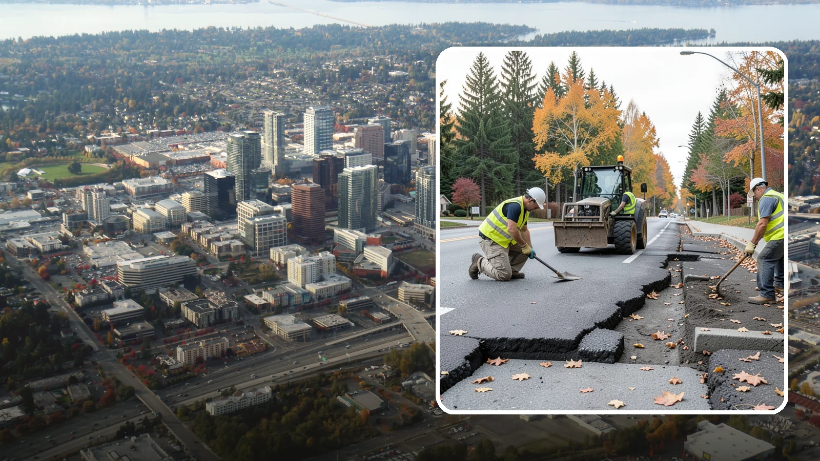 Sidewalk Replacement in Bellevue, King County, WA - Full sidewalk replacement that rebuilds failed walkway sections to current municipal and accessibility standards.