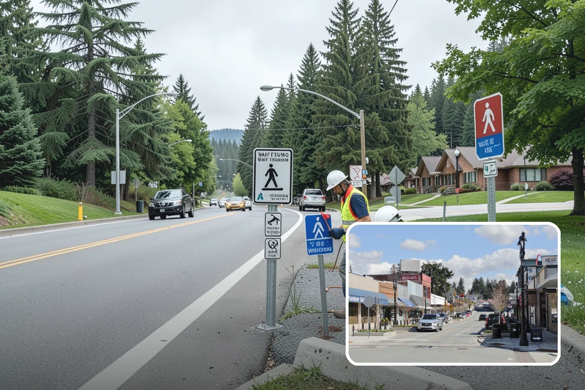 Sidewalk Replacement in Bothell, King County, WA - Restores decades of service life to failed walkway segments