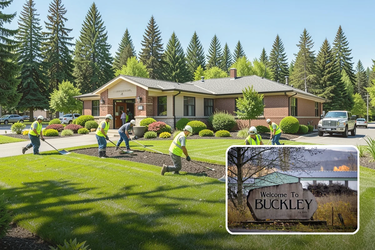 Sidewalk Replacement in Buckley, Pierce County, WA - Restores decades of service life to failed walkway segments