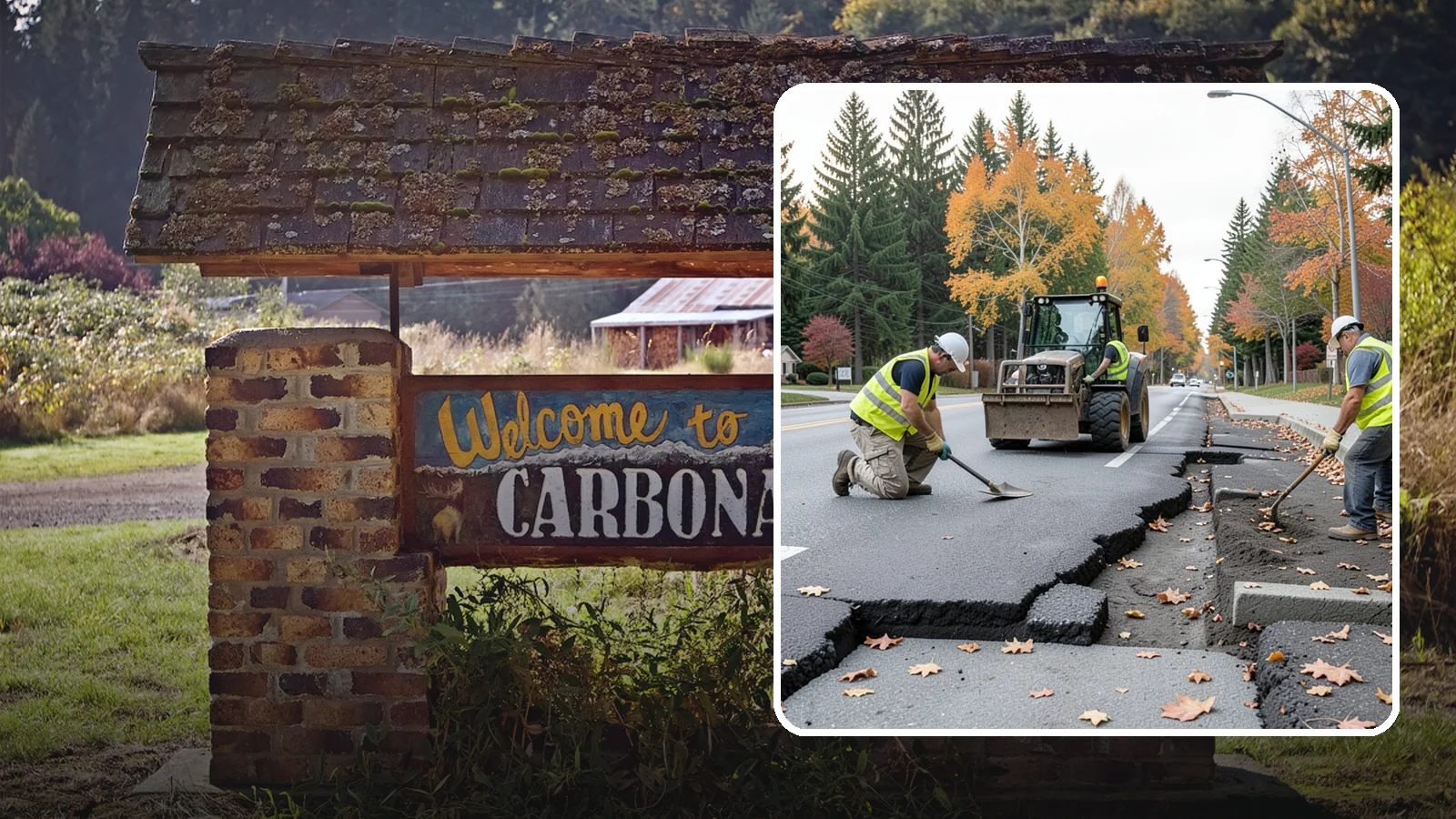 Sidewalk Replacement in Carbonado, Pierce County, WA - Full sidewalk replacement that rebuilds failed walkway sections to current municipal and accessibility standards.