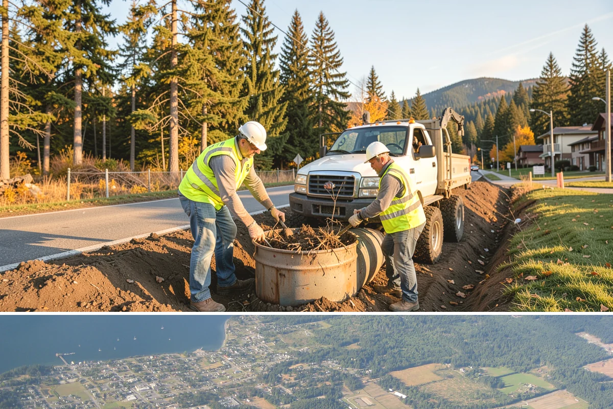 Sidewalk Replacement in Coupeville, Island County, WA - Full replacement is scheduled in the dry summer season to ensure adequate curing and compaction before the return of sustained...