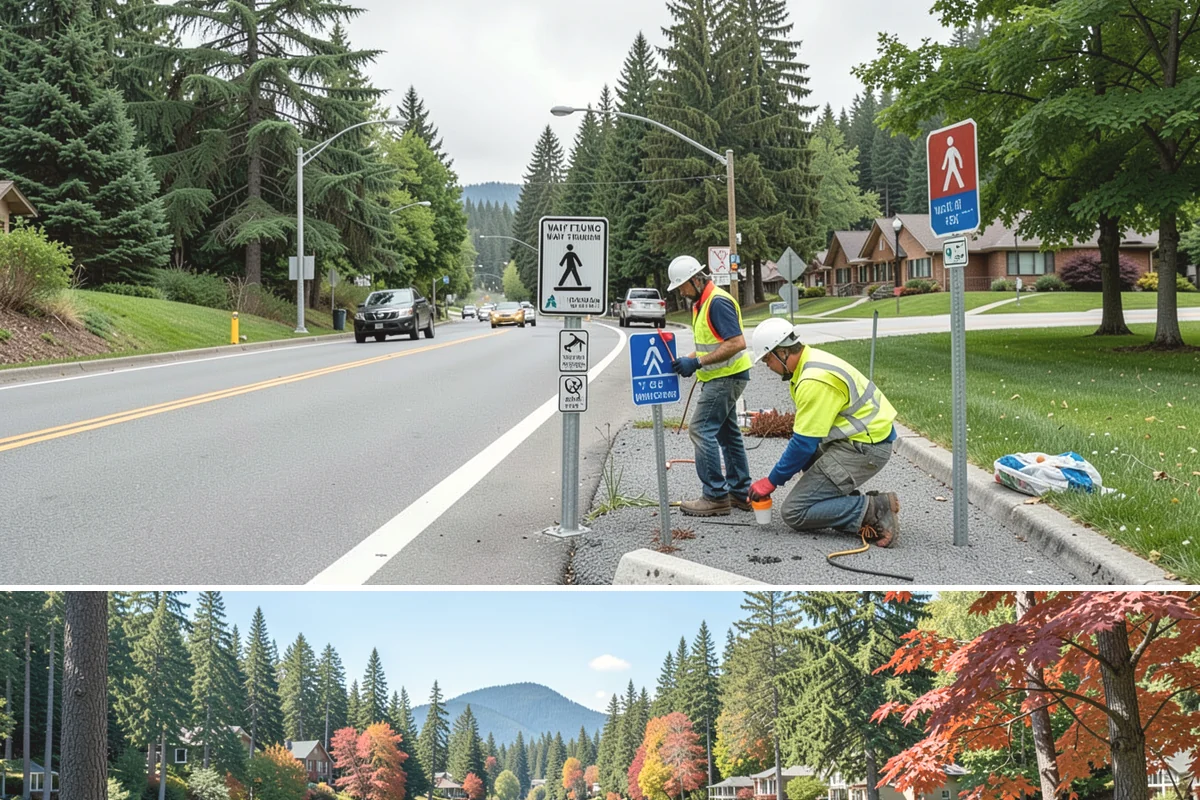 Sidewalk Replacement in Covington, King County, WA - Full replacement is scheduled in the dry summer season to ensure adequate curing and compaction before the return of sustained...