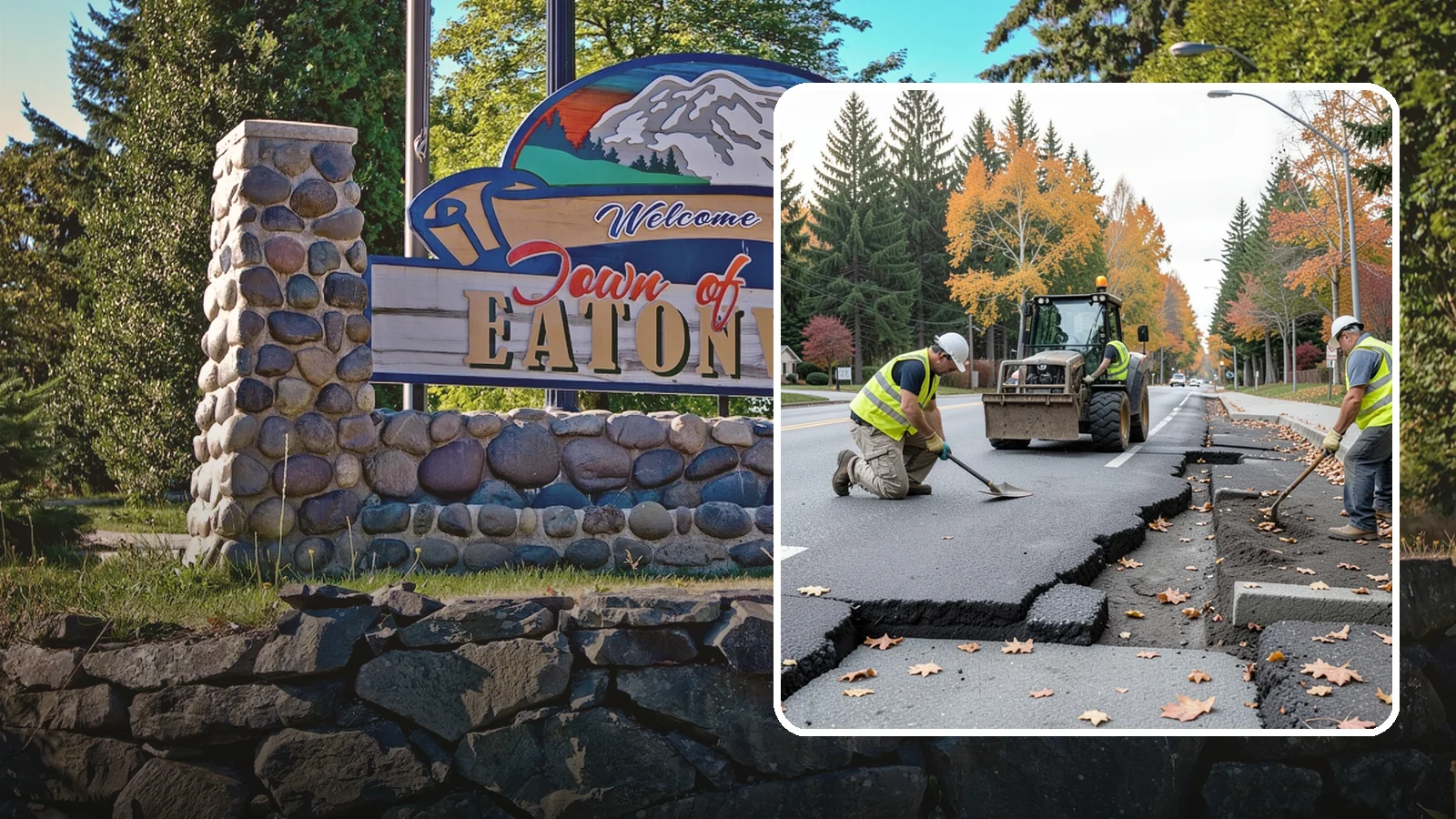 Sidewalk Replacement in Eatonville, Pierce County, WA - Full sidewalk replacement that rebuilds failed walkway sections to current municipal and accessibility standards.