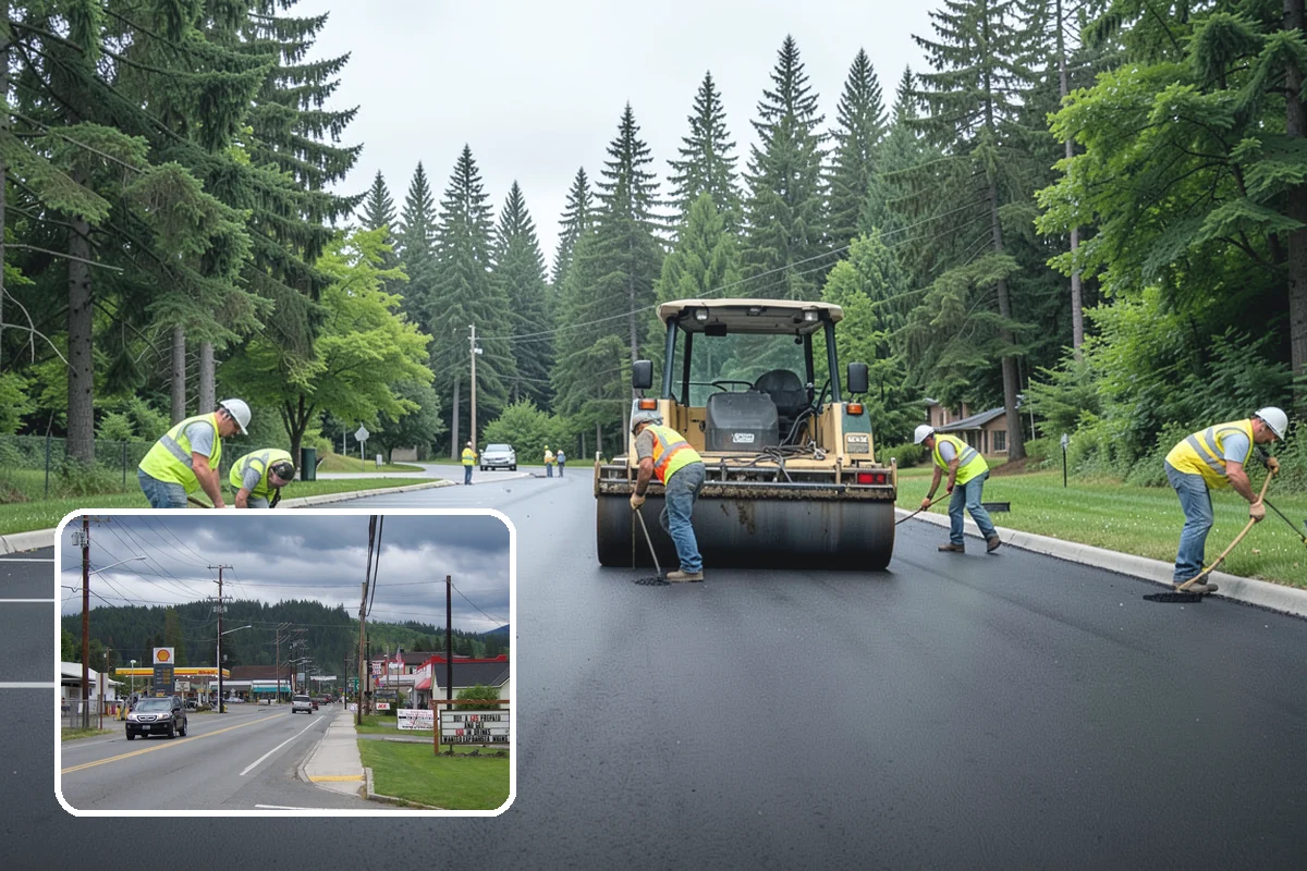 Sidewalk Replacement in Granite Falls, Snohomish County, WA - Restores decades of service life to failed walkway segments