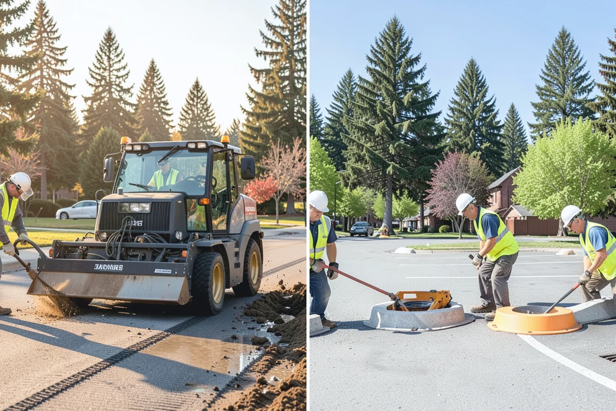Sidewalk Replacement in Granite Falls, Snohomish County, WA - Evaluate failed sections and design subgrade and drainage corrections