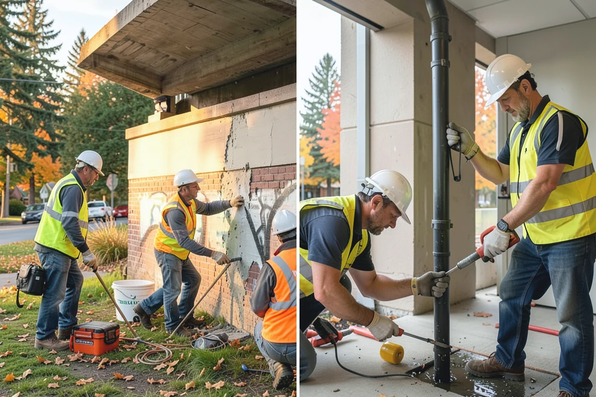 Sidewalk Replacement in Hamilton, Skagit County, WA - Evaluate failed sections and design subgrade and drainage corrections