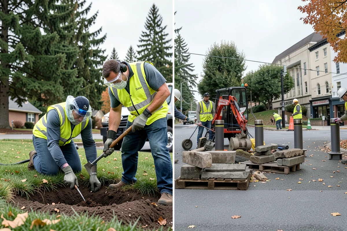 Sidewalk Replacement in Lake Forest Park, King County, WA - Evaluate failed sections and design subgrade and drainage corrections