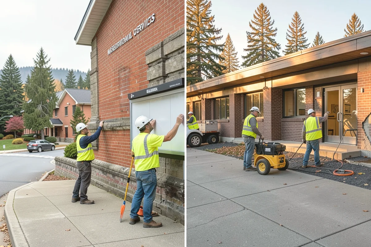 Sidewalk Replacement in Lake Stevens, Snohomish County, WA - Evaluate failed sections and design subgrade and drainage corrections