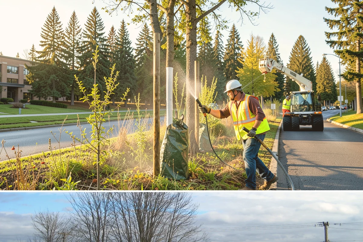 Sidewalk Replacement in Langley, Island County, WA - Full replacement is scheduled in the dry summer season to ensure adequate curing and compaction before the return of sustained...