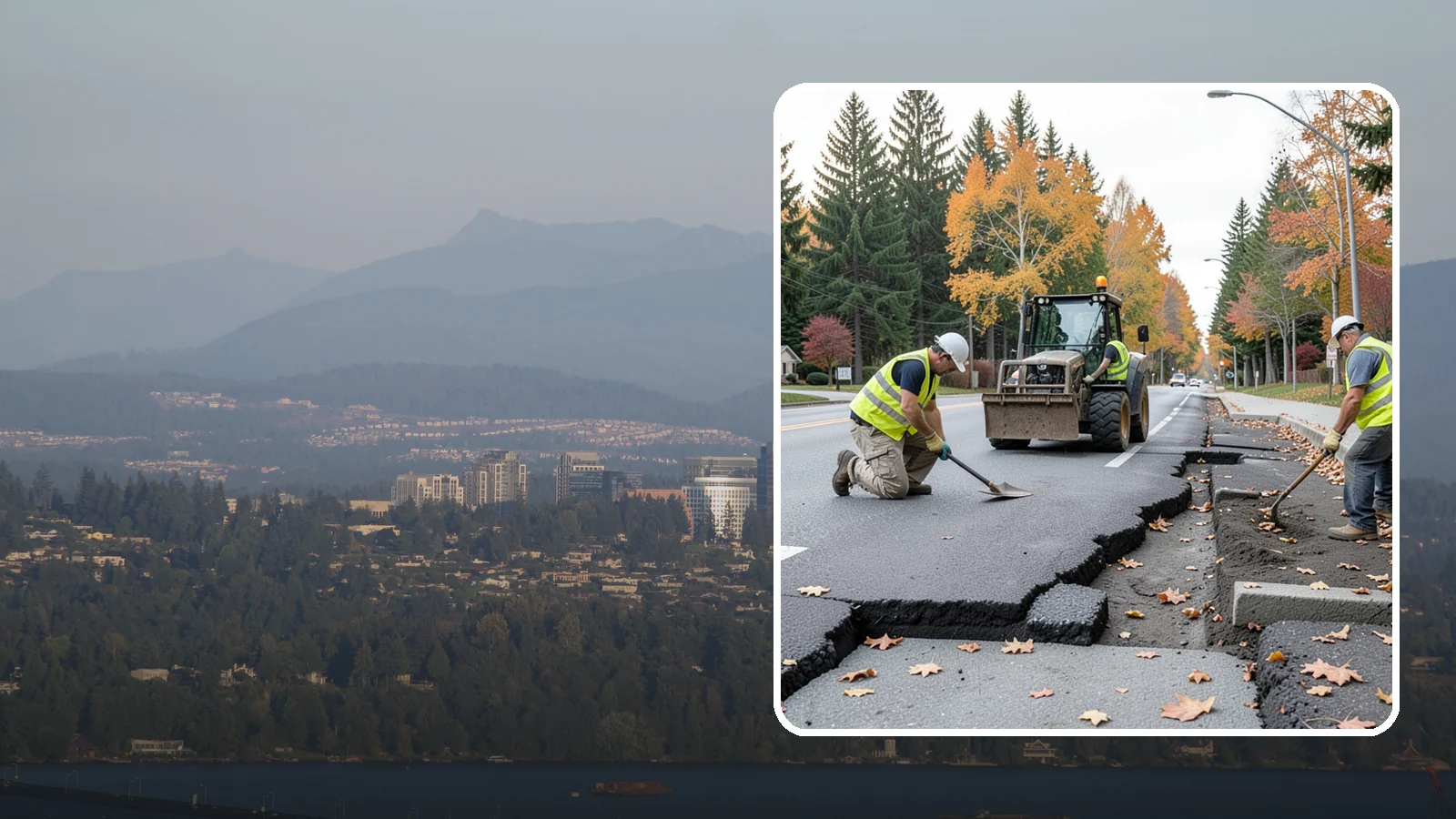 Sidewalk Replacement in Medina, King County, WA - Full sidewalk replacement that rebuilds failed walkway sections to current municipal and accessibility standards.