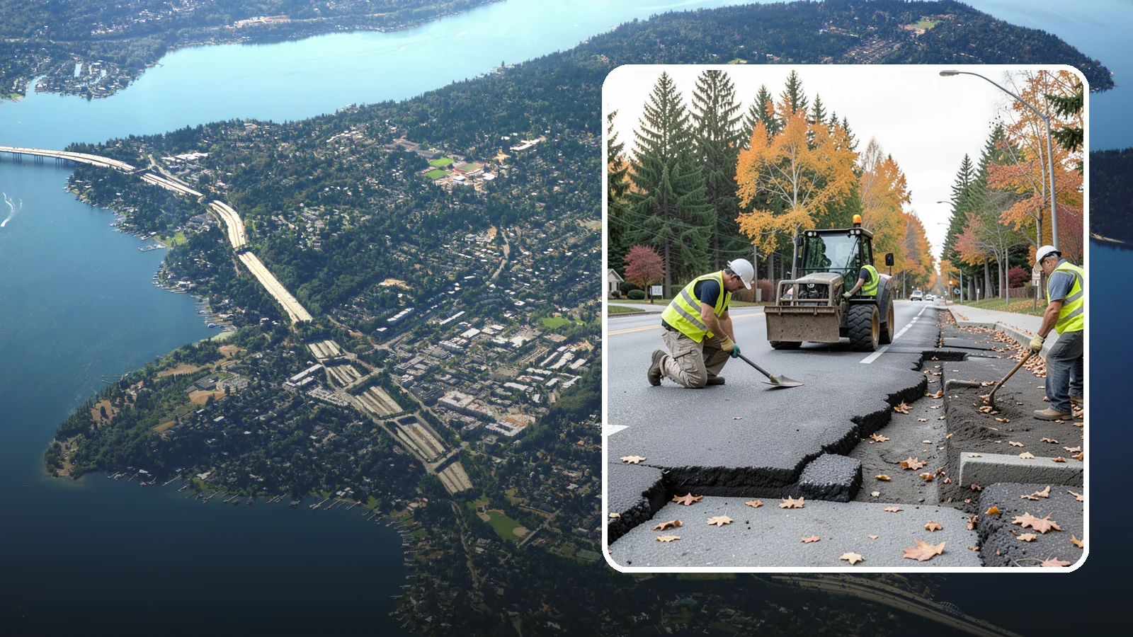 Sidewalk Replacement in Mercer Island, King County, WA - Full sidewalk replacement that rebuilds failed walkway sections to current municipal and accessibility standards.