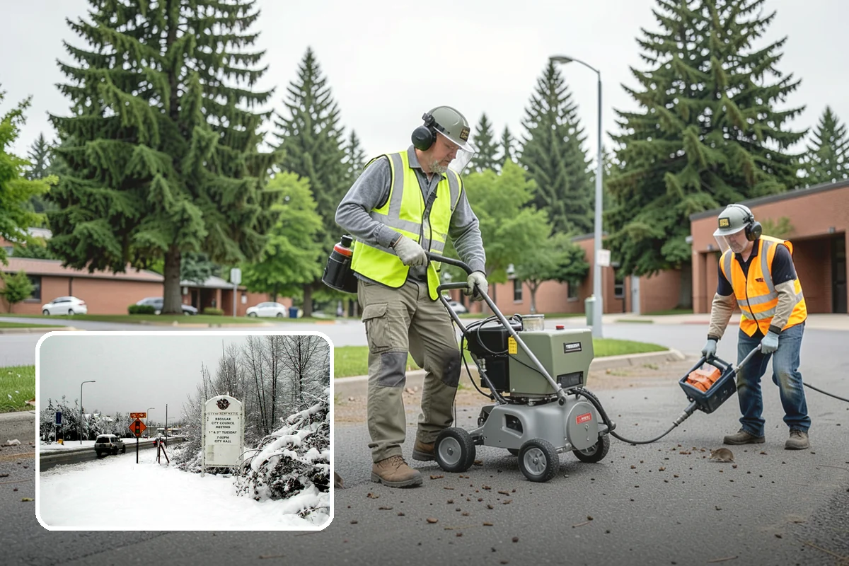 Sidewalk Replacement in Newcastle, King County, WA - Restores decades of service life to failed walkway segments