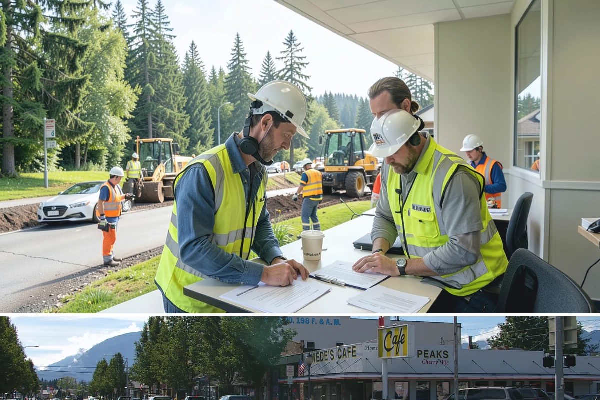 Sidewalk Replacement in North Bend, King County, WA - Full replacement is scheduled in the dry summer season to ensure adequate curing and compaction before the return of sustained...