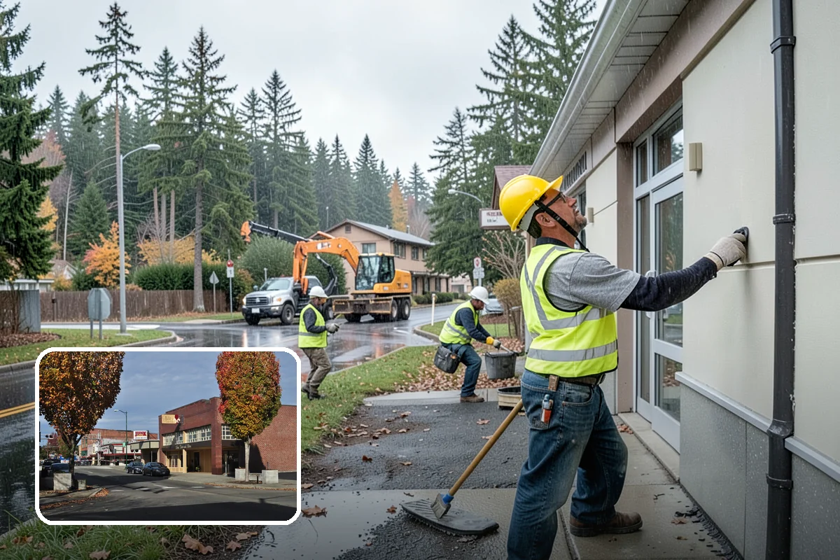 Sidewalk Replacement in Puyallup, Pierce County, WA - Restores decades of service life to failed walkway segments
