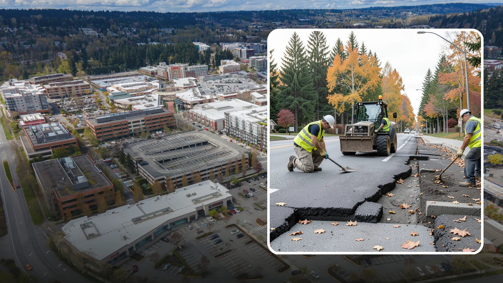 Sidewalk Replacement in Redmond, King County, WA - Full sidewalk replacement that rebuilds failed walkway sections to current municipal and accessibility standards.