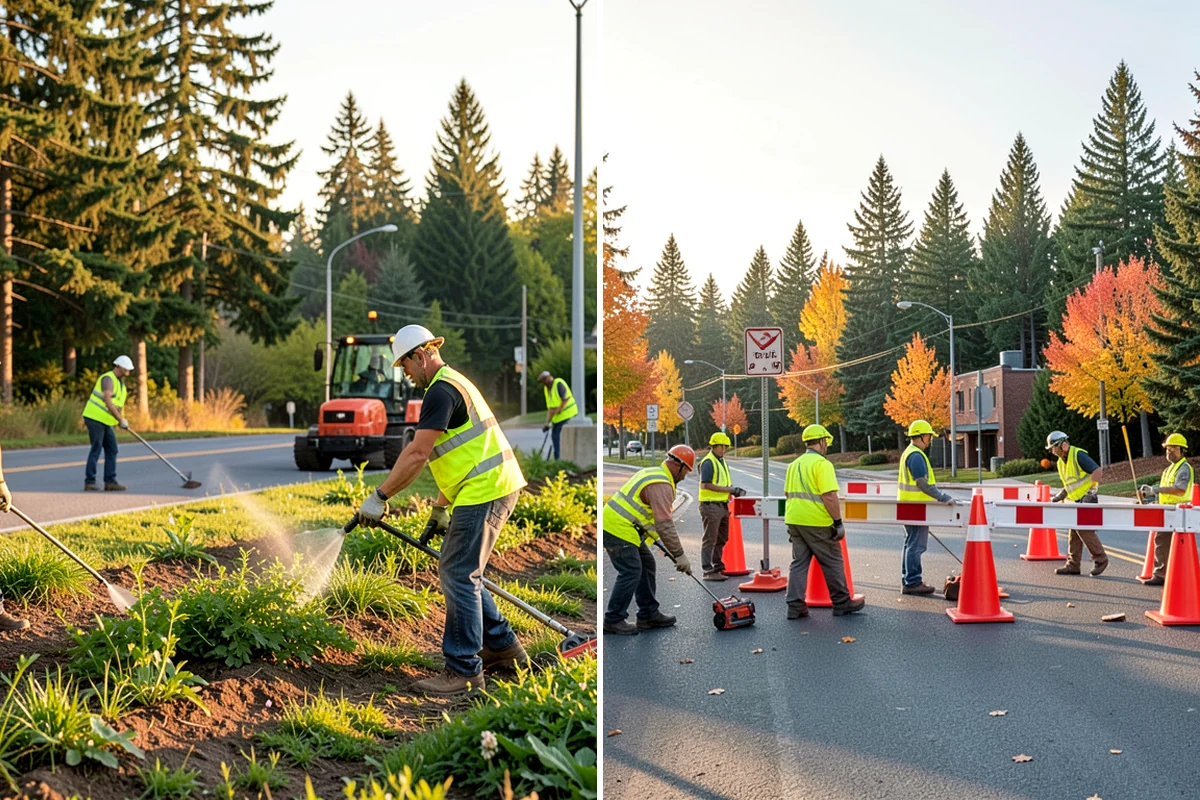 Sidewalk Replacement in Snoqualmie, King County, WA - Evaluate failed sections and design subgrade and drainage corrections