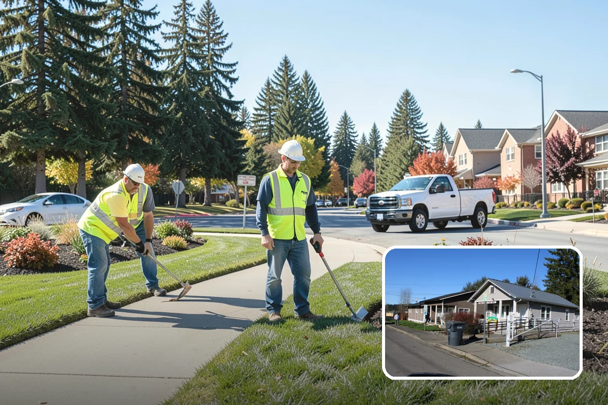 Sidewalk Replacement in South Prairie, Pierce County, WA - Restores decades of service life to failed walkway segments