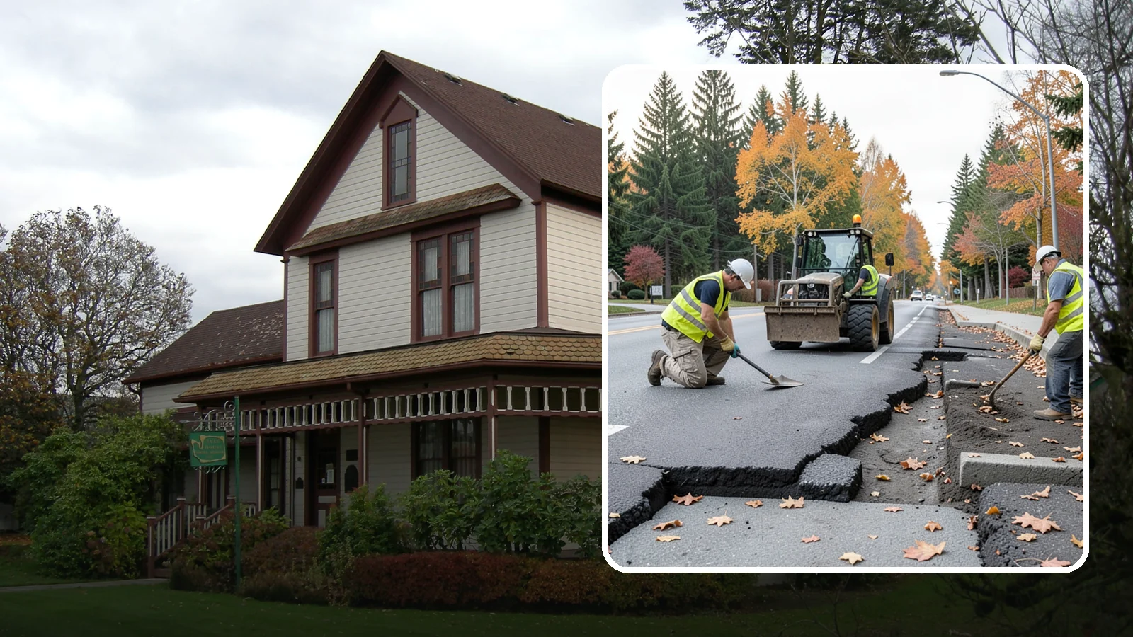 Sidewalk Replacement in Sumner, Pierce County, WA - Full sidewalk replacement that rebuilds failed walkway sections to current municipal and accessibility standards.