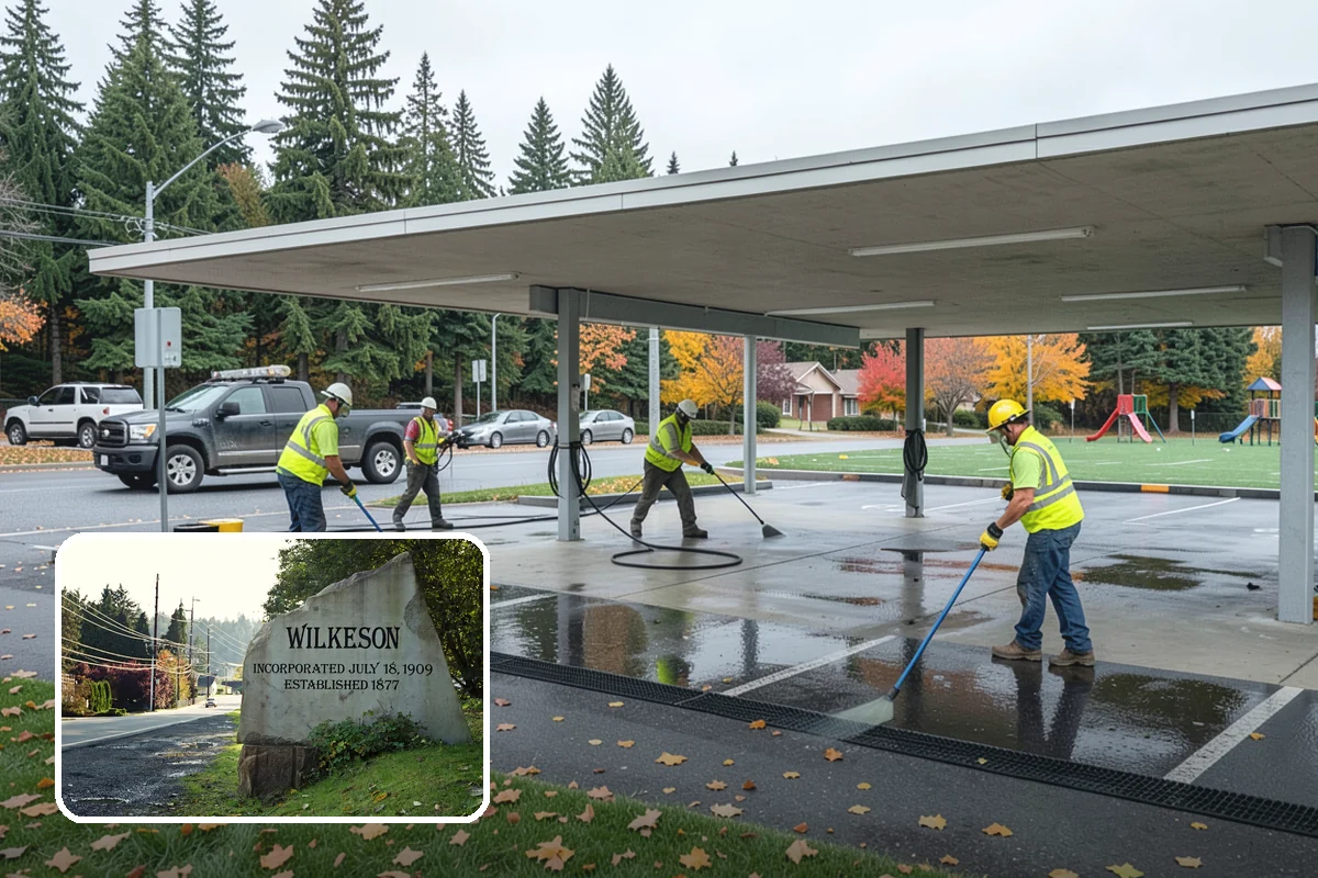 Sidewalk Replacement in Wilkeson, Pierce County, WA - Restores decades of service life to failed walkway segments