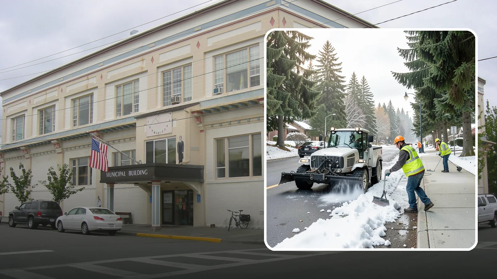 Sidewalk Snow Removal in Anacortes, Skagit County, WA - Clear public sidewalks, walkways, and pedestrian corridors of snow to maintain safe, ADA-compliant access.