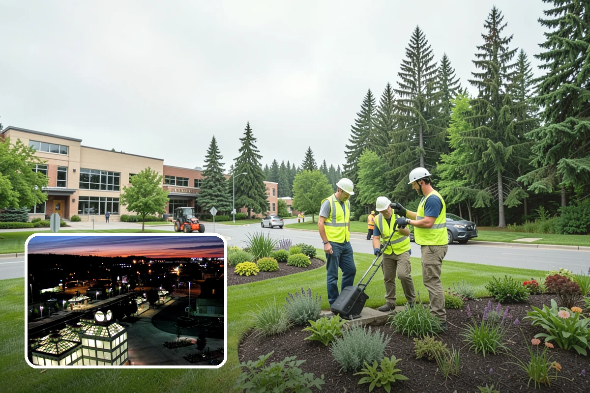 Sidewalk Snow Removal in Auburn, King County, WA - Maintains ADA-accessible width at ramps and crossings