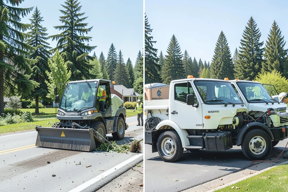 Sidewalk Snow Removal in Beaux Arts Village, King County, WA - Inventory walkways, ramps, and pads with accessibility priorities