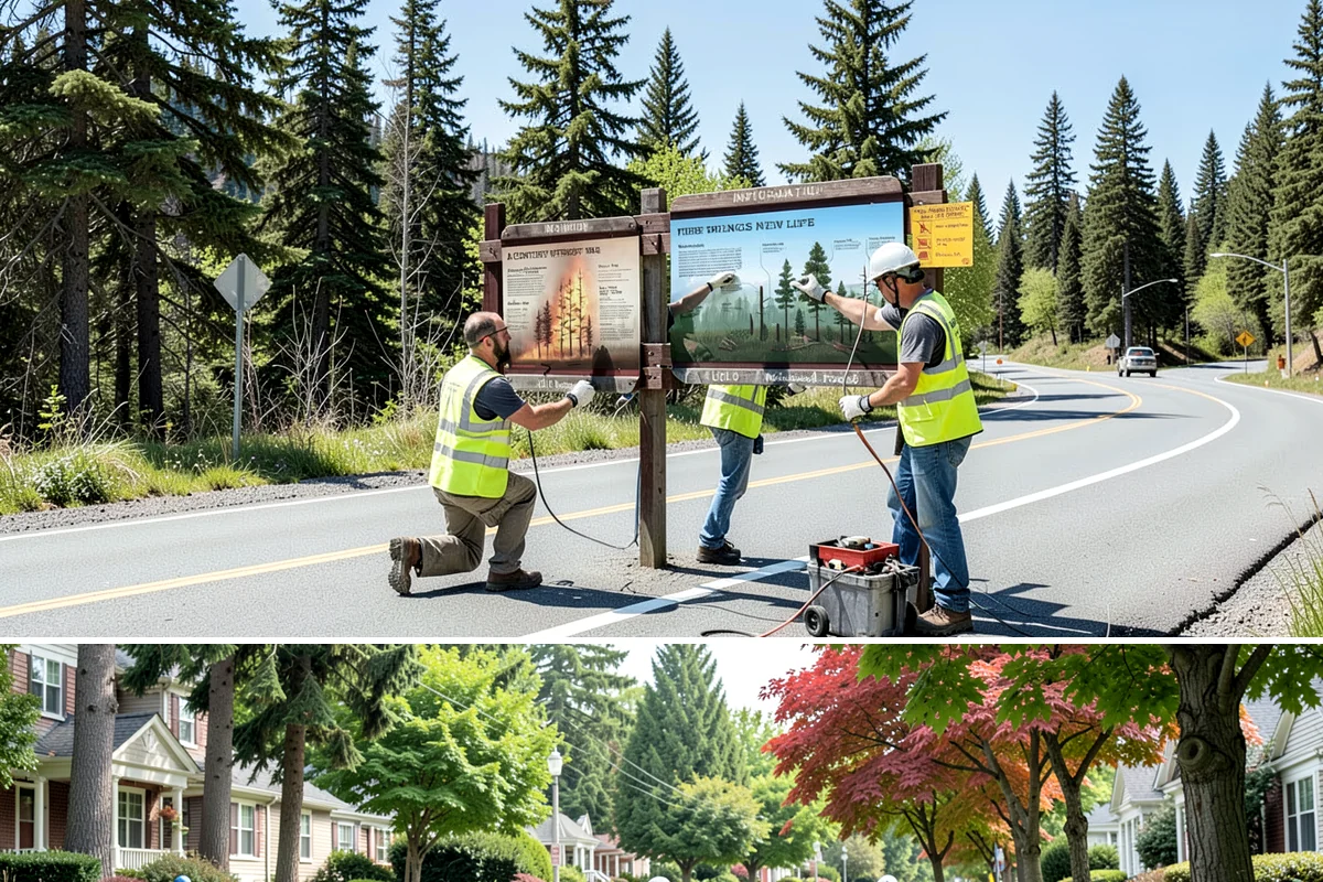 Sidewalk Snow Removal in Beaux Arts Village, King County, WA - Sidewalk clearing is a winter service active from late fall through early spring, mobilized alongside each snow and freezing...
