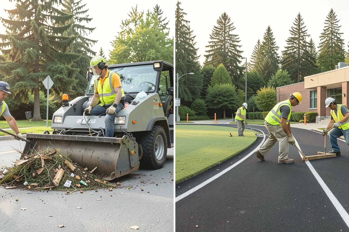Sidewalk Snow Removal in Black Diamond, King County, WA - Inventory walkways, ramps, and pads with accessibility priorities