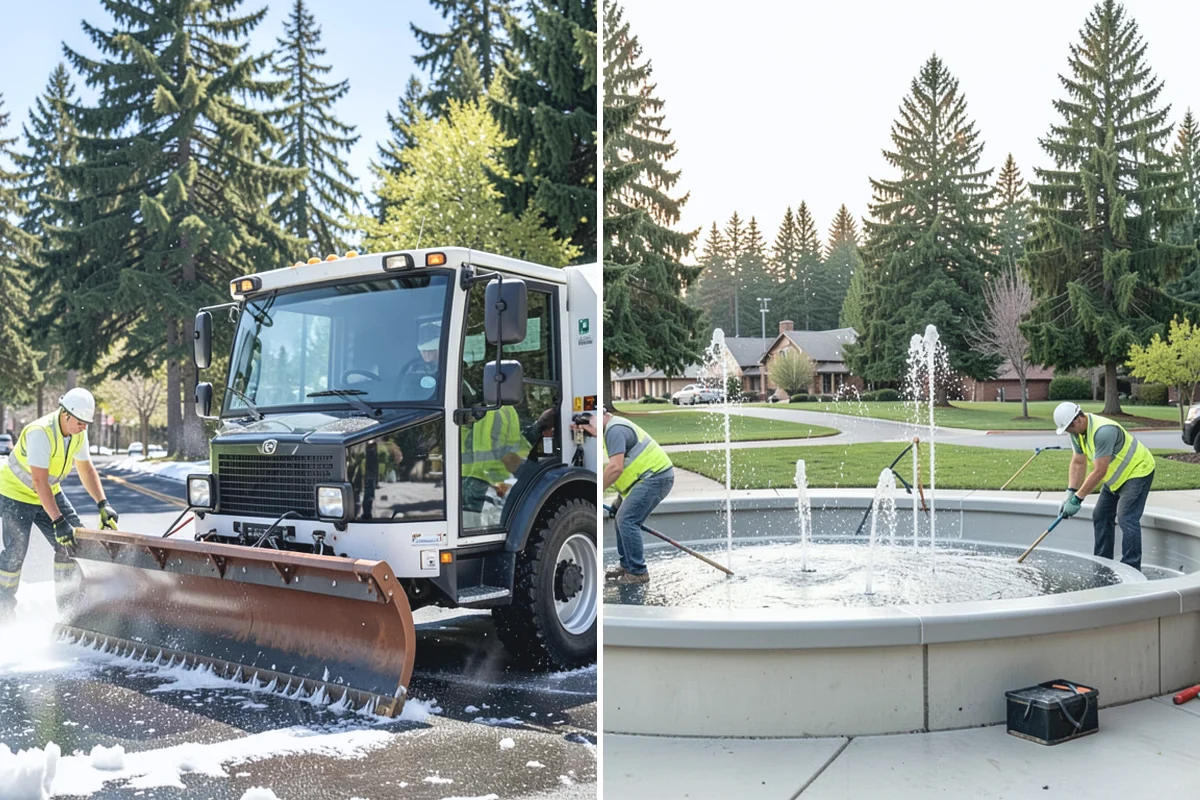 Sidewalk Snow Removal in Bonney Lake, Pierce County, WA - Inventory walkways, ramps, and pads with accessibility priorities