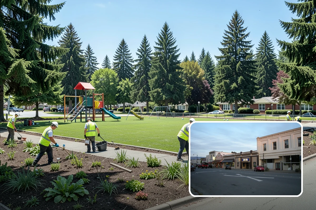Sidewalk Snow Removal in Burlington, Skagit County, WA - Maintains ADA-accessible width at ramps and crossings