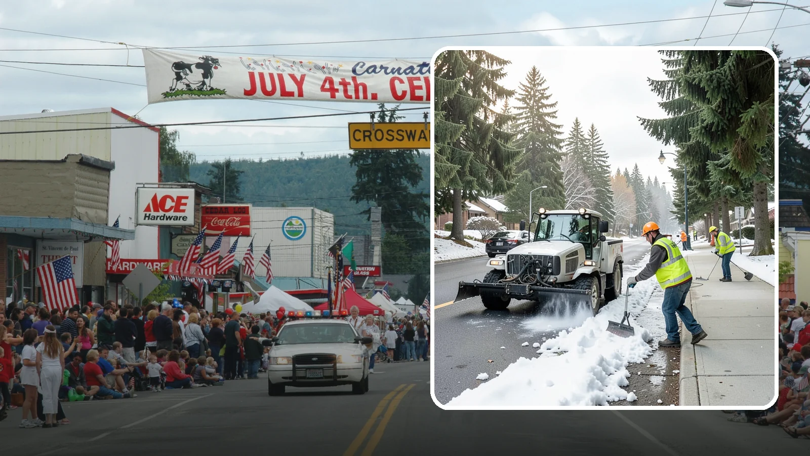 Sidewalk Snow Removal in Carnation, King County, WA - Clear public sidewalks, walkways, and pedestrian corridors of snow to maintain safe, ADA-compliant access.